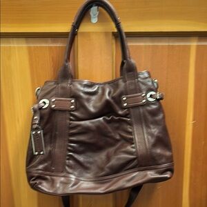 B.Makosky Brown Leather Handbag